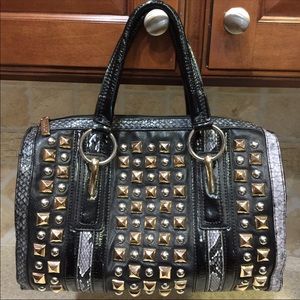 Nicole Lee USA Black Embellished Purse